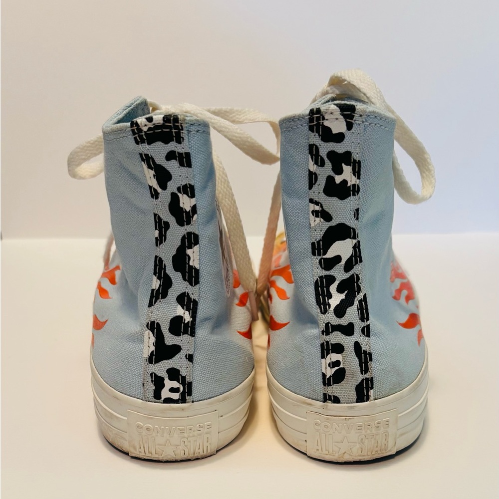 Converse High-Tops Flame Design women’s 9 - Picture 4 of 6